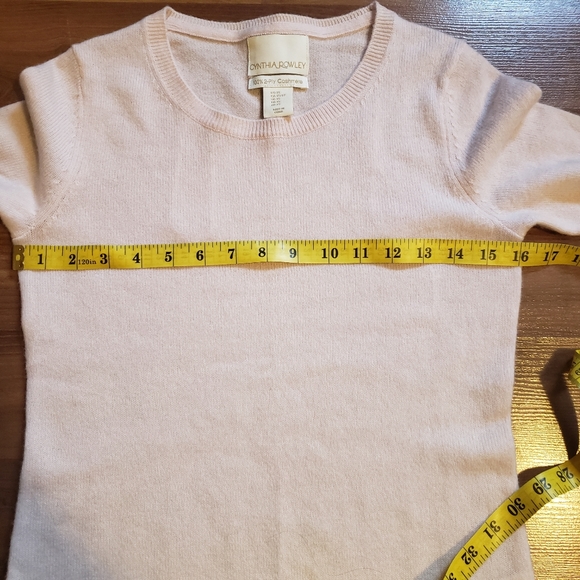 Cynthia Rowley 100% cashmere crew neck sweater size XS - Picture 11 of 12